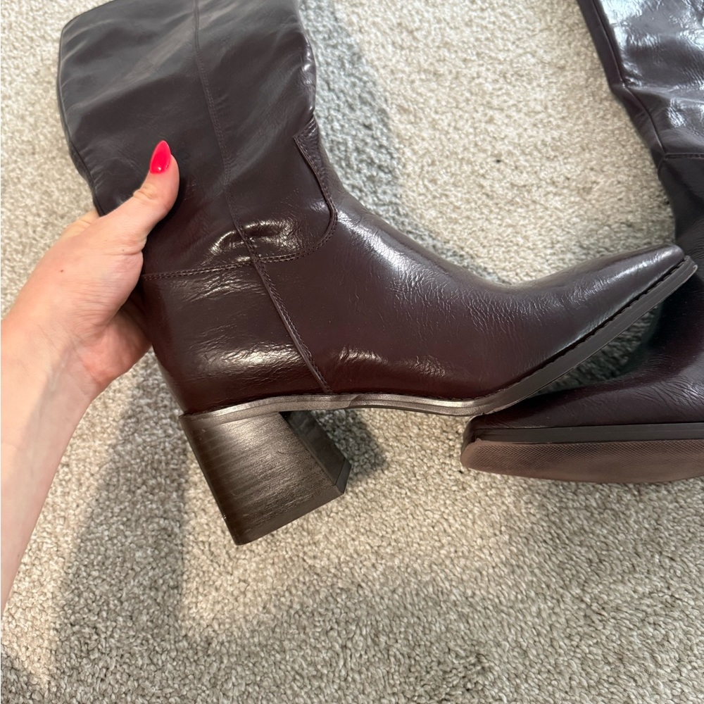 Women's Brown Leather Boots
